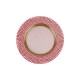 Pelli Glass Pink Salad Plate 24 Pelli Glass Pink Salad Plate 24