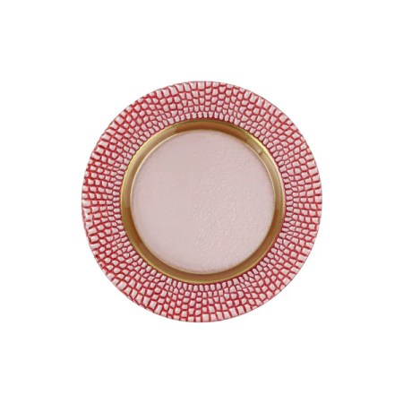 Pelli Glass Pink Salad Plate 24 Pelli Glass Pink Salad Plate 24