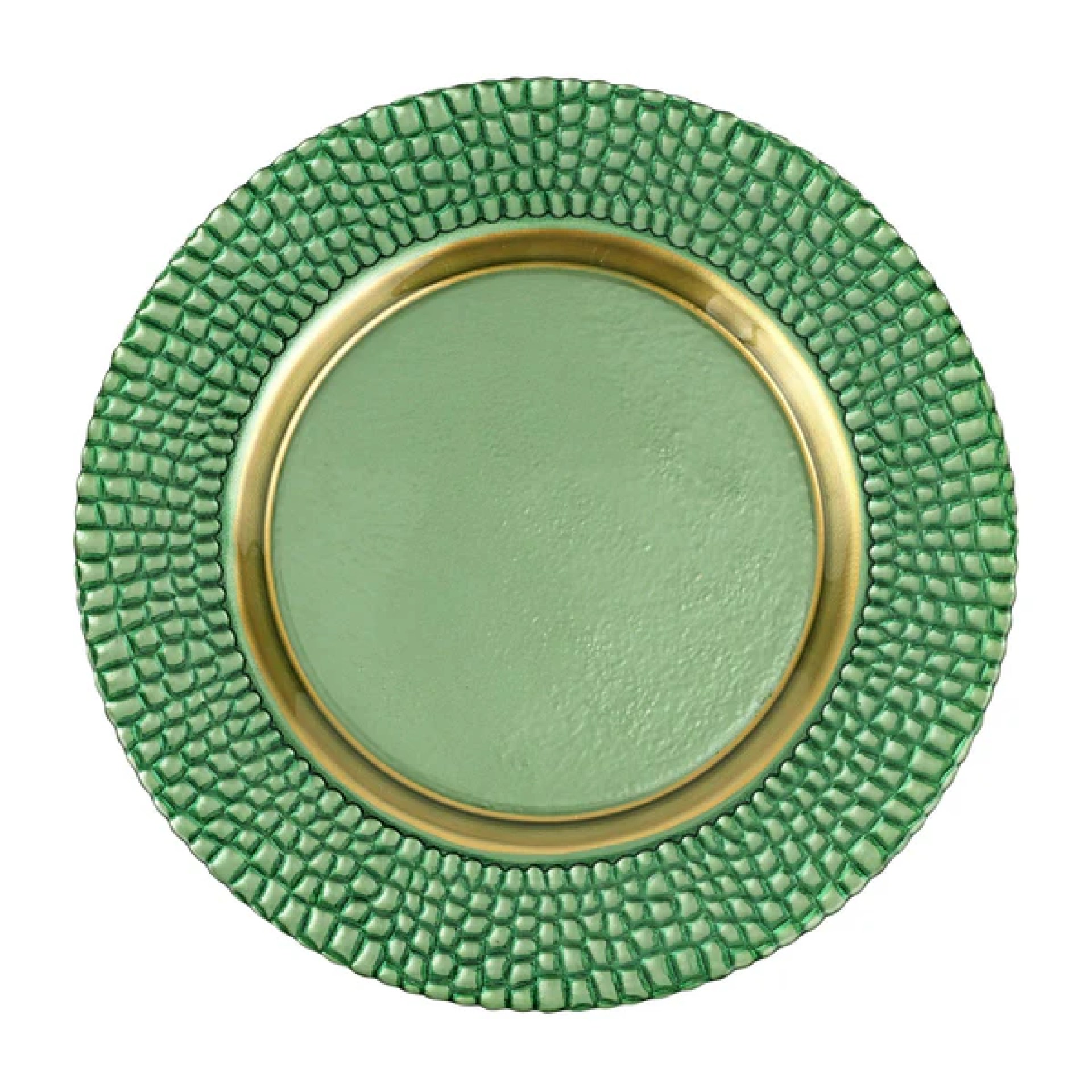 Pelli Glass Green Charger 27 Pelli Glass Green Charger 27