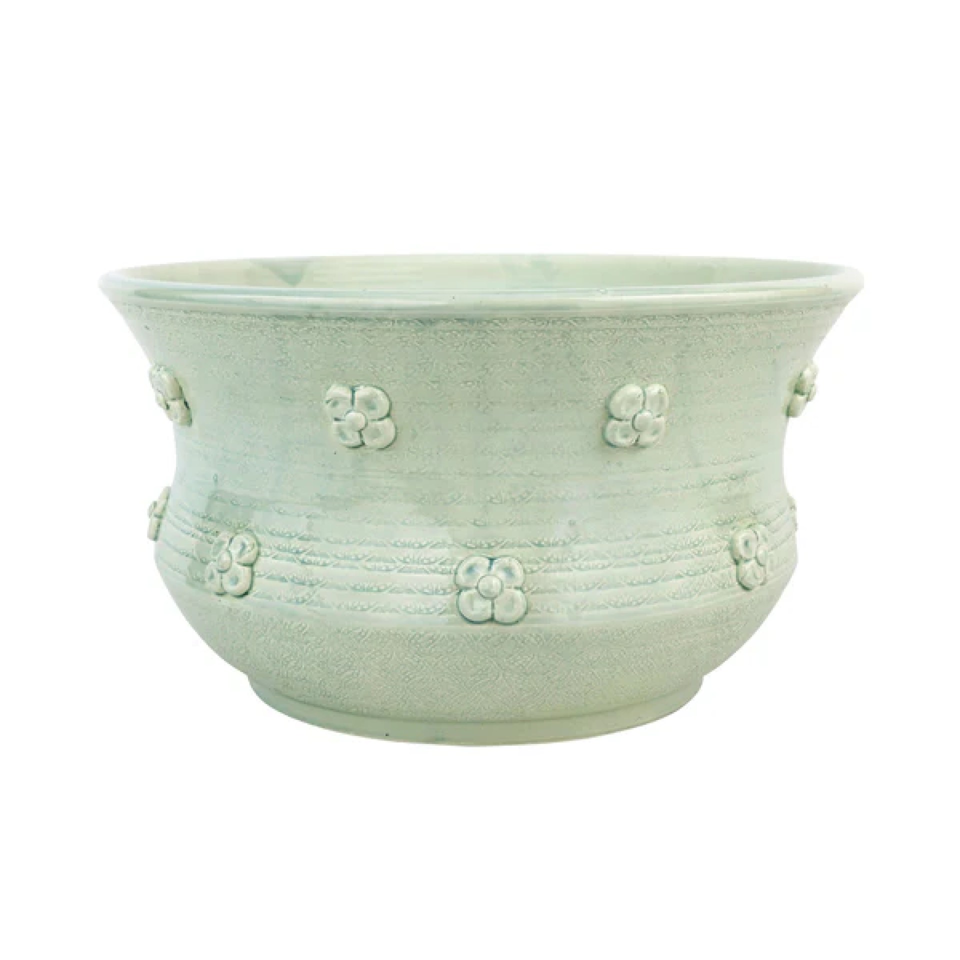 Giardino di Fiori Celadon Round Planter 19 Giardino di Fiori Celadon Round Planter 19