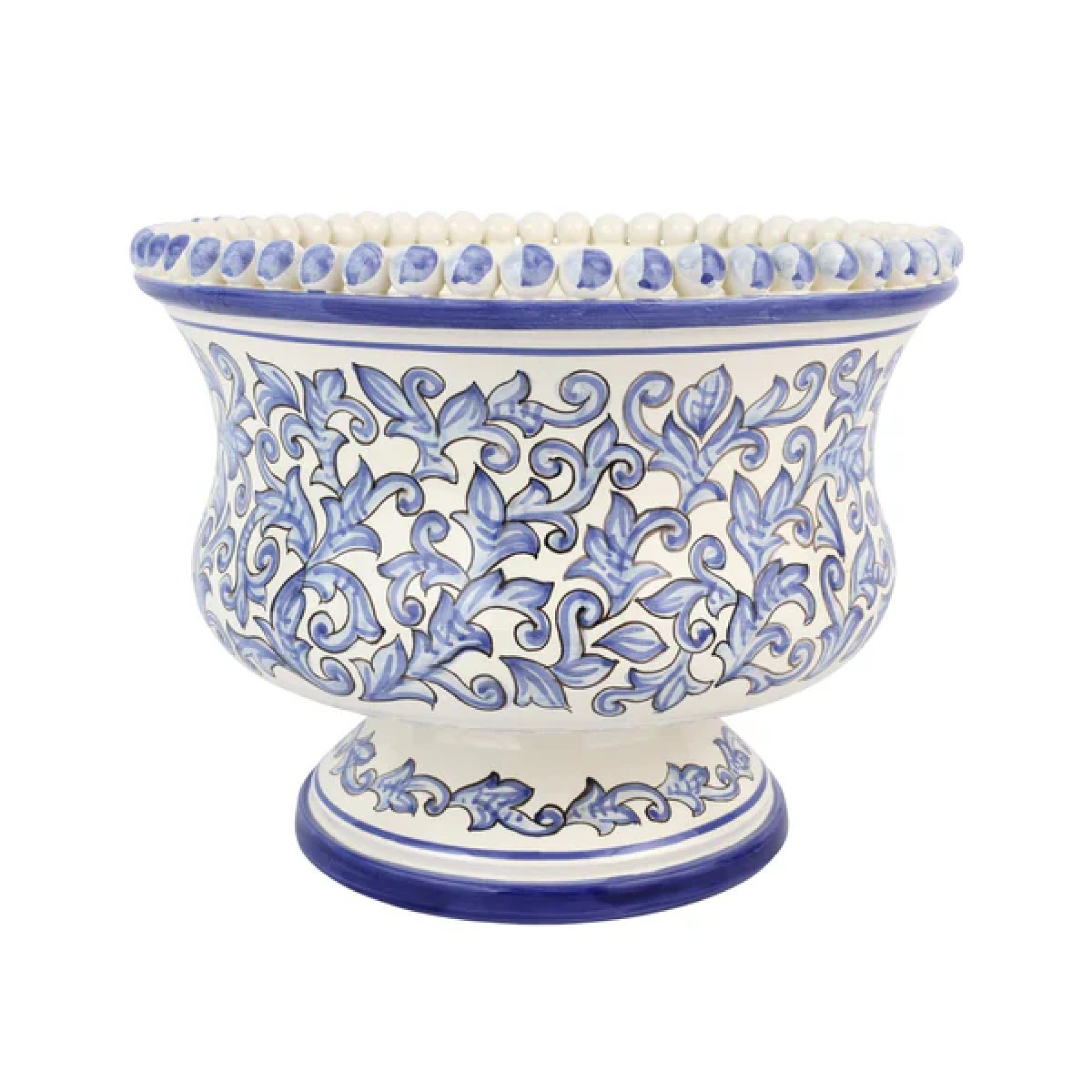 Scorrimento Blu Large Planter 16 Scorrimento Blu Large Planter 16