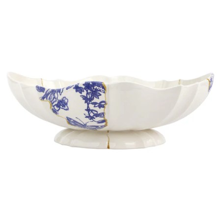 Storia Scalloped Large Oval Centerpiece 9 Storia Scalloped Large Oval Centerpiece 9