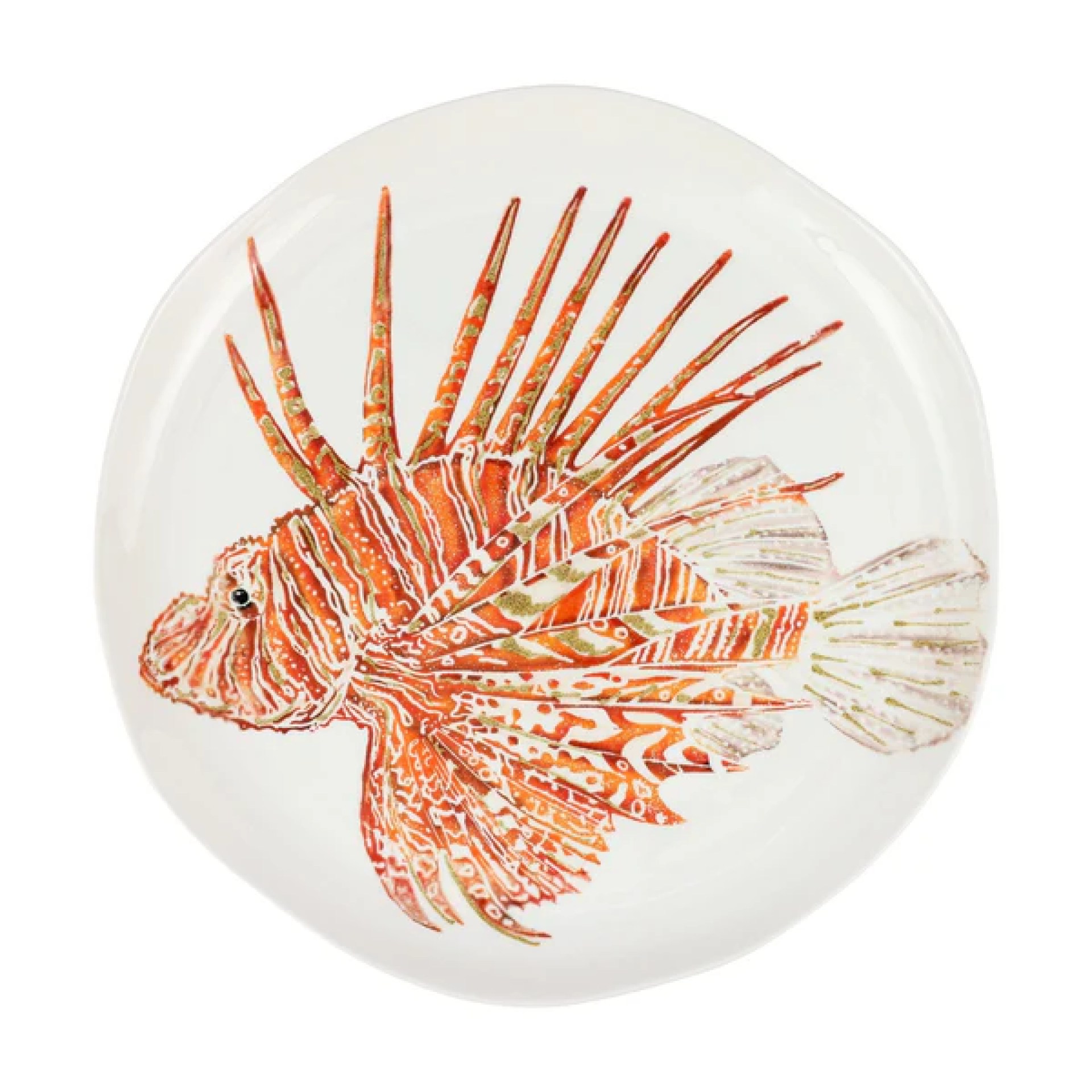 Reef Lionfish Round Platter 1 Reef Lionfish Round Platter 1