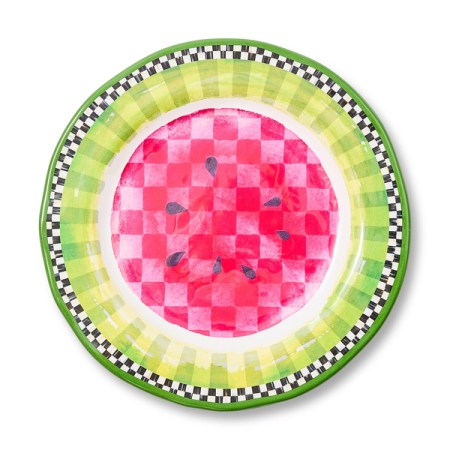 watermelon melamine dinner plates, set of 4 3 watermelon melamine dinner plates, set of 4 3