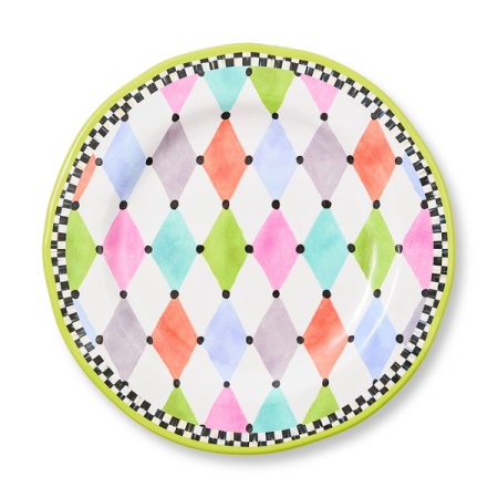 palm springs melamine dinner plates, set of 4 4 palm springs melamine dinner plates, set of 4 4