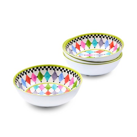 palm springs melamine small bowls, set of 4 7 palm springs melamine small bowls, set of 4 7