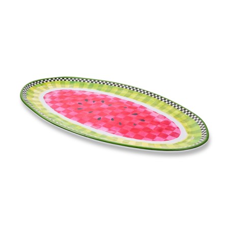 watermelon melamine oval platter 15 watermelon melamine oval platter 15