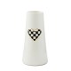 courtly check tall heart vase 98 courtly check tall heart vase 98