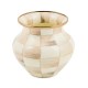 mocha check vase 162 mocha check vase 162
