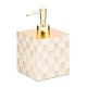 mocha check glass soap pump 89 mocha check glass soap pump 89