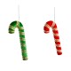 check it out candy cane fabric ornaments, set of 2 82 check it out candy cane fabric ornaments, set of 2 82