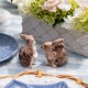 Clever Creatures Bunny Salt and Pepper Set/2pc - Napoleon & Josephine - Multi 8 Clever Creatures Bunny Salt and Pepper Set/2pc - Napoleon & Josephine - Multi 8