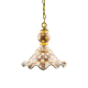 mocha check ceramic fluted hanging lamp 6 mocha check ceramic fluted hanging lamp 6