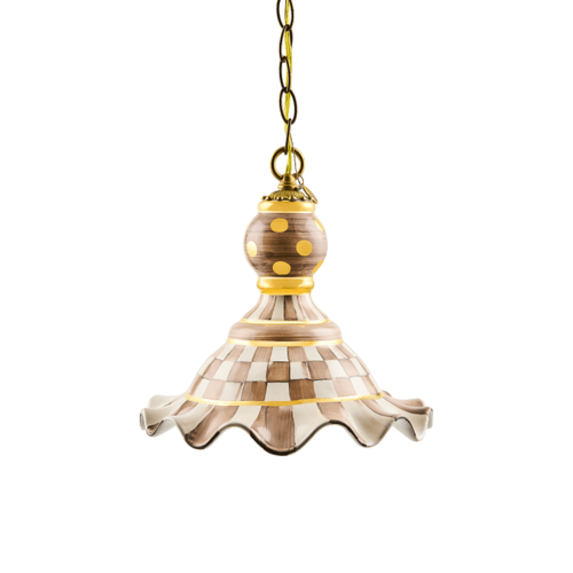 mocha check ceramic fluted hanging lamp 6 mocha check ceramic fluted hanging lamp 6