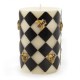 Bee pillar candle - black 2 Bee pillar candle - black 2