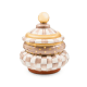 mocha check ceramic groovy canister 11 mocha check ceramic groovy canister 11