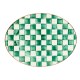 emerald check medium oval platter 82 emerald check medium oval platter 82
