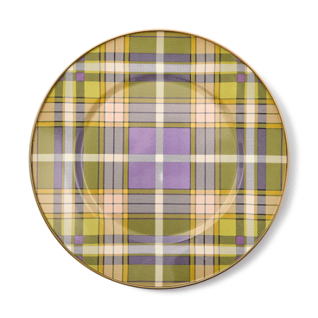 tartan violet dinner plate 88 tartan violet dinner plate 88
