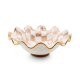 mocha check ceramic fluted serving bowl 7 mocha check ceramic fluted serving bowl 7