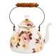 wild rose white 3 quart tea kettle 24 wild rose white 3 quart tea kettle 24