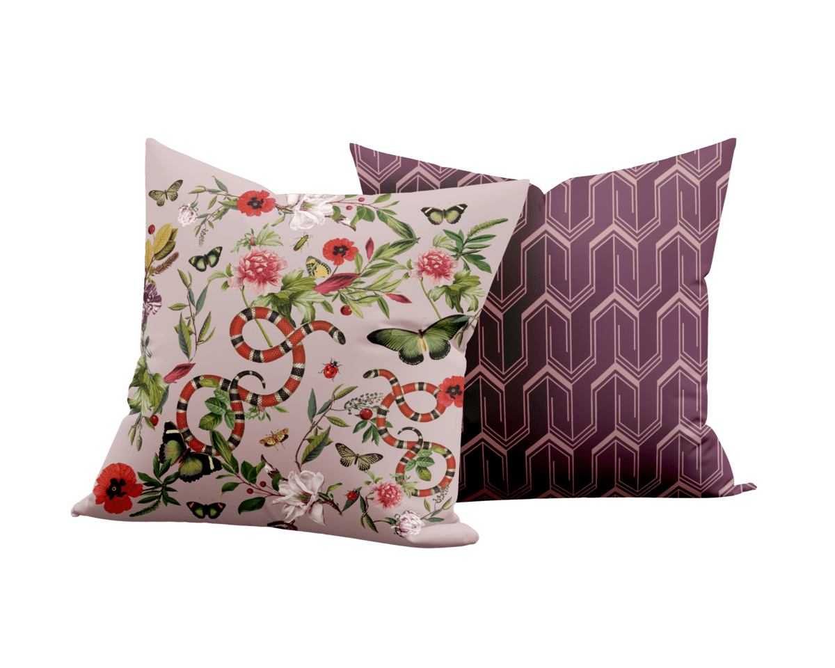 PILLOW PINK SERPENT 37 PILLOW PINK SERPENT 37