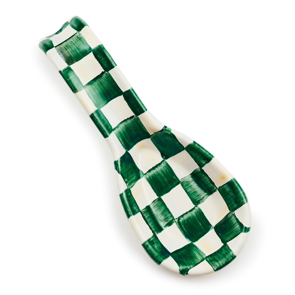 emerald check spoon rest 53 emerald check spoon rest 53