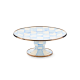 sky check mini pedestal platter 49 sky check mini pedestal platter 49
