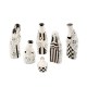 courtly noel ceramic nativity, set of 6 30 courtly noel ceramic nativity, set of 6 30