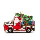 santas hitting the road glass ornament 147 santas hitting the road glass ornament 147