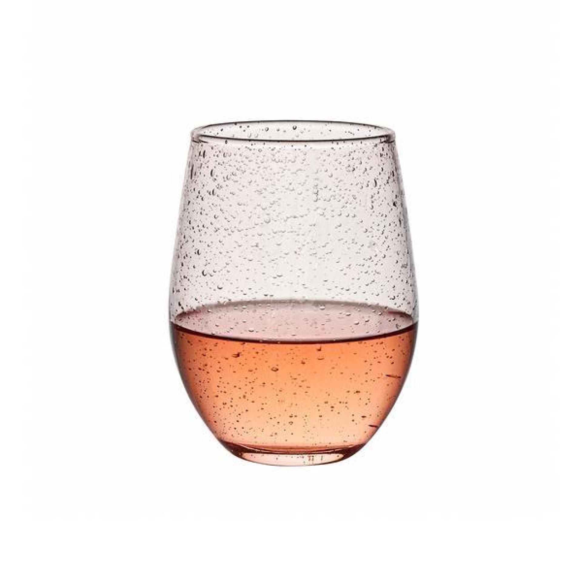 Provence Stemless Wine Glass - Blush 78 Provence Stemless Wine Glass - Blush 78