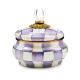 violet check squashed pot 81 violet check squashed pot 81