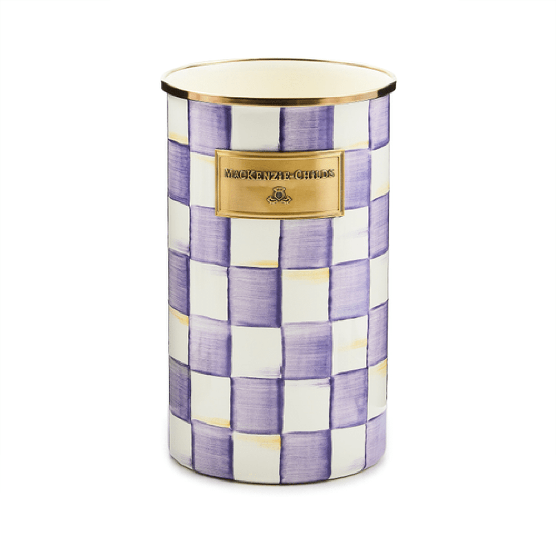 violet check utensil holder 126 violet check utensil holder 126