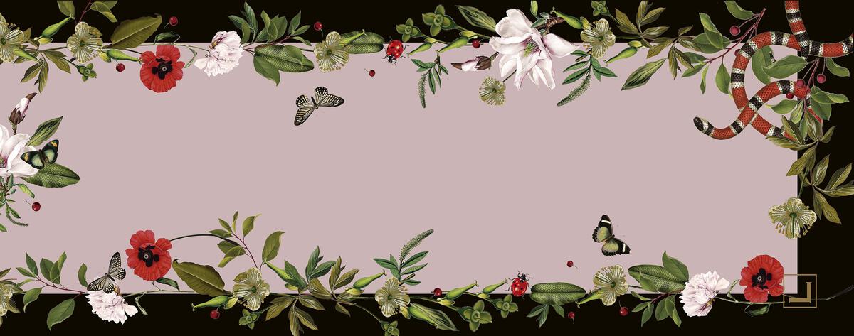 TABLE RUNNER PINK SERPENT 280cm 9 TABLE RUNNER PINK SERPENT 280cm 9