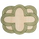 Scallop Stripe Placemat - Seagrass 37 Scallop Stripe Placemat - Seagrass 37