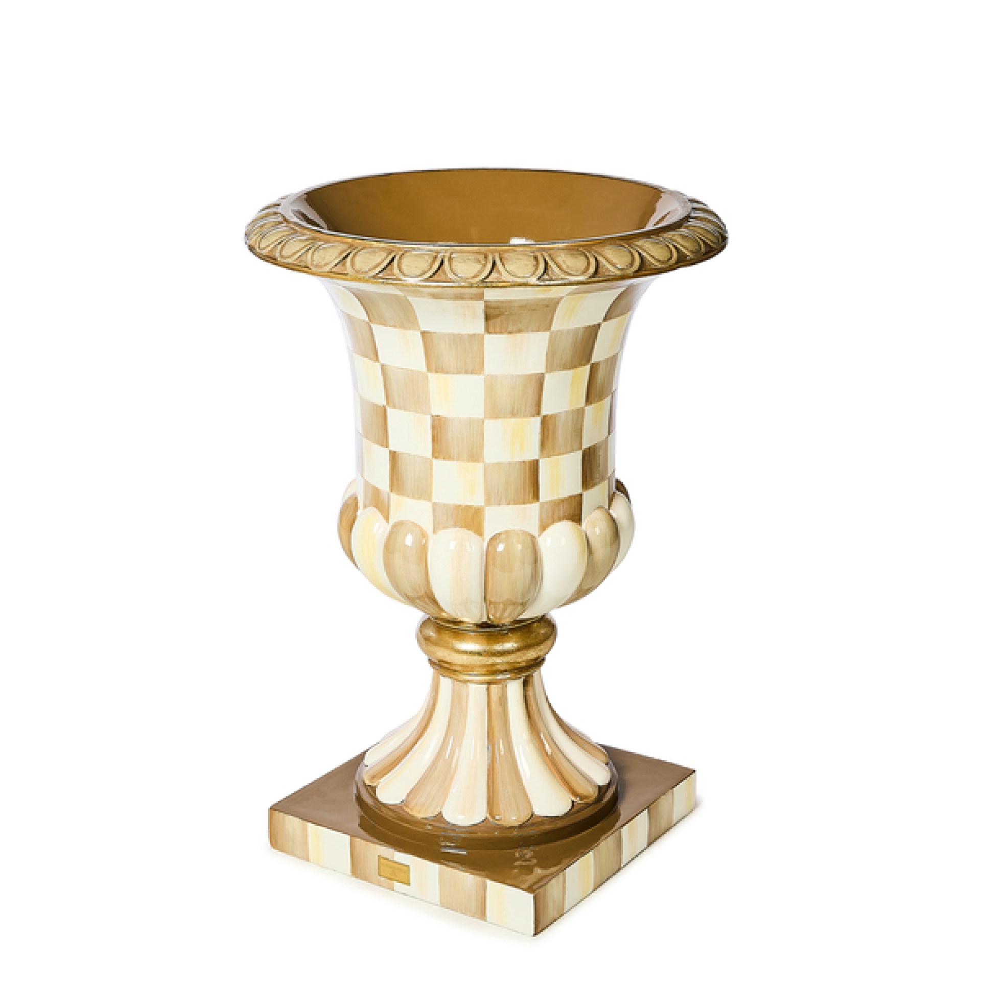 mocha check pedestal urn 41 mocha check pedestal urn 41