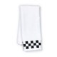 hand towel with black check border 119 hand towel with black check border 119
