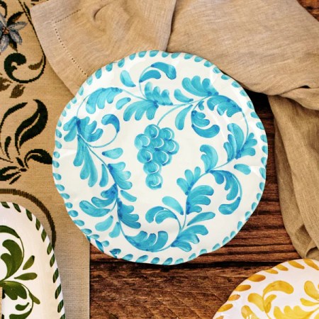 Arezzo Aqua Salad Plate 5 Arezzo Aqua Salad Plate 5
