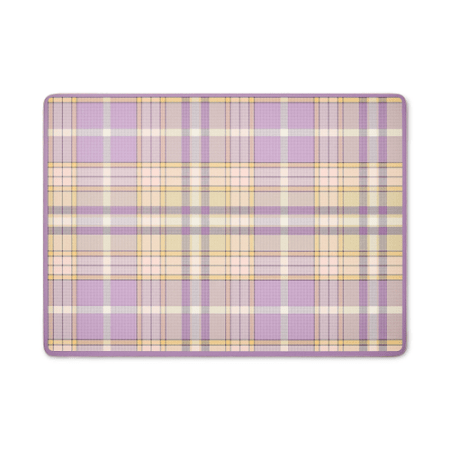tartan violet cork back placemats, set of 4 154 tartan violet cork back placemats, set of 4 154