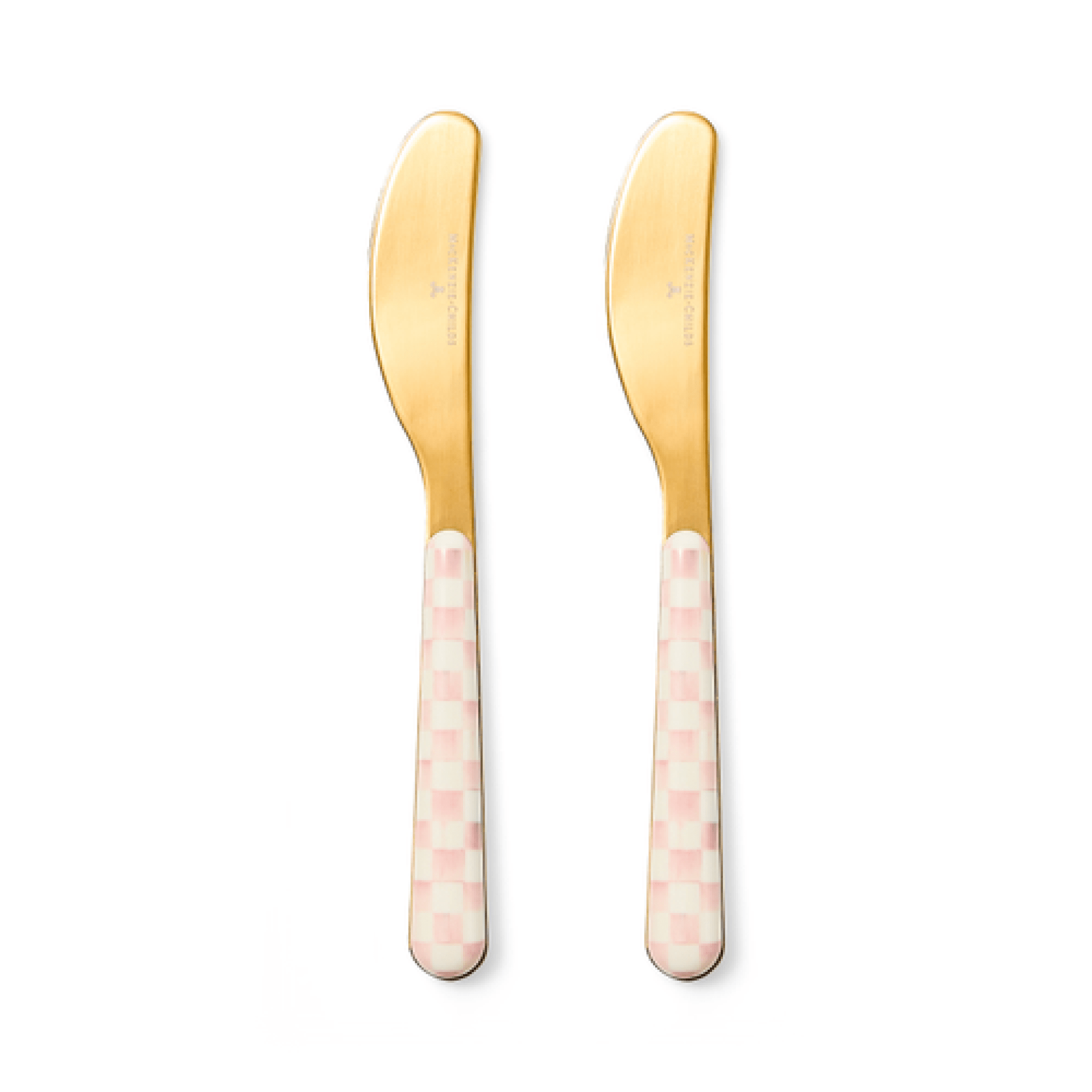 rosy check bistro spreaders, set of 2 72 rosy check bistro spreaders, set of 2 72