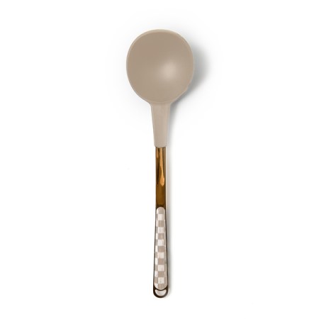 mocha check ladle 11 mocha check ladle 11