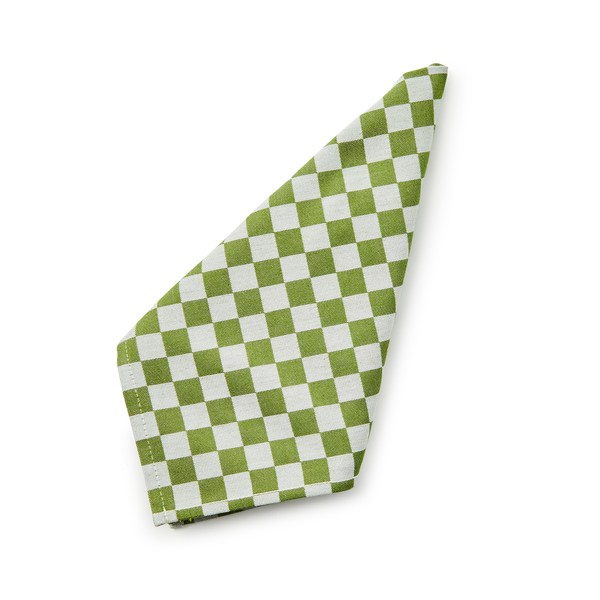 green check napkin, set of 4 144 green check napkin, set of 4 144