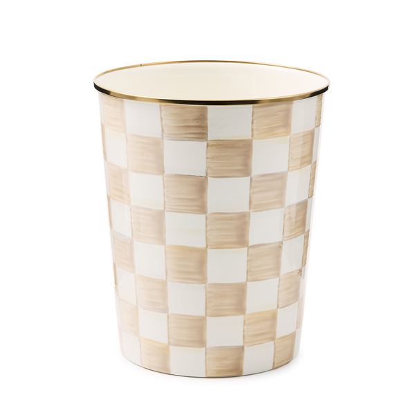 mocha check waste bin 78 mocha check waste bin 78