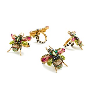 beetle napkin rings, set of 4 154 beetle napkin rings, set of 4 154