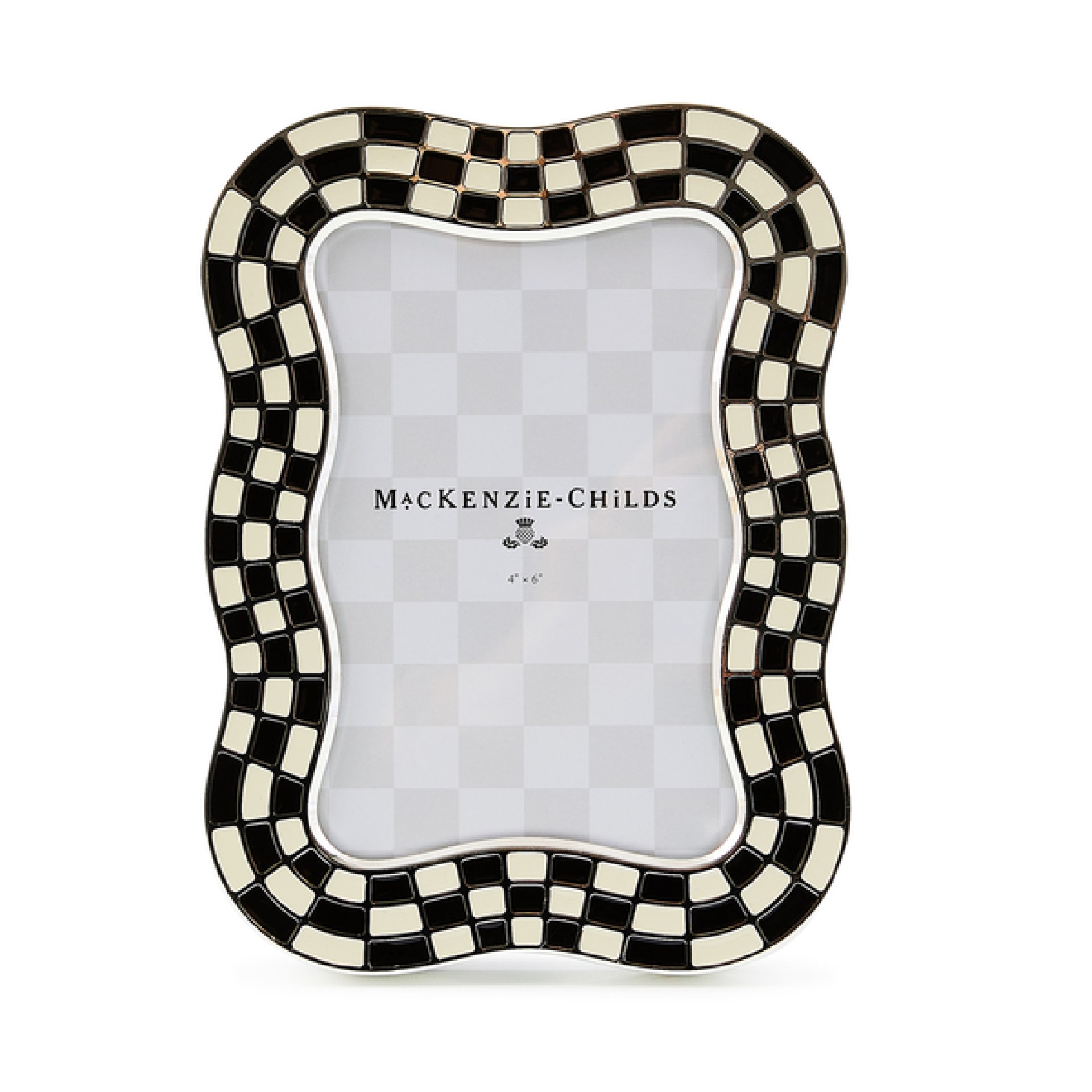 wavy check silver plated 4 wavy check silver plated 4