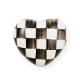 courtly check heart knob 308 courtly check heart knob 308