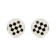 check silver plated knobs, set of 2 20 check silver plated knobs, set of 2 20