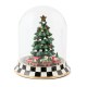 christmas tree train music box cloche 42 christmas tree train music box cloche 42