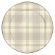 tartan latte charger/plate 19 tartan latte charger/plate 19
