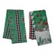 holly & holiday tree jacquard dish towels, set of 2 168 holly & holiday tree jacquard dish towels, set of 2 168