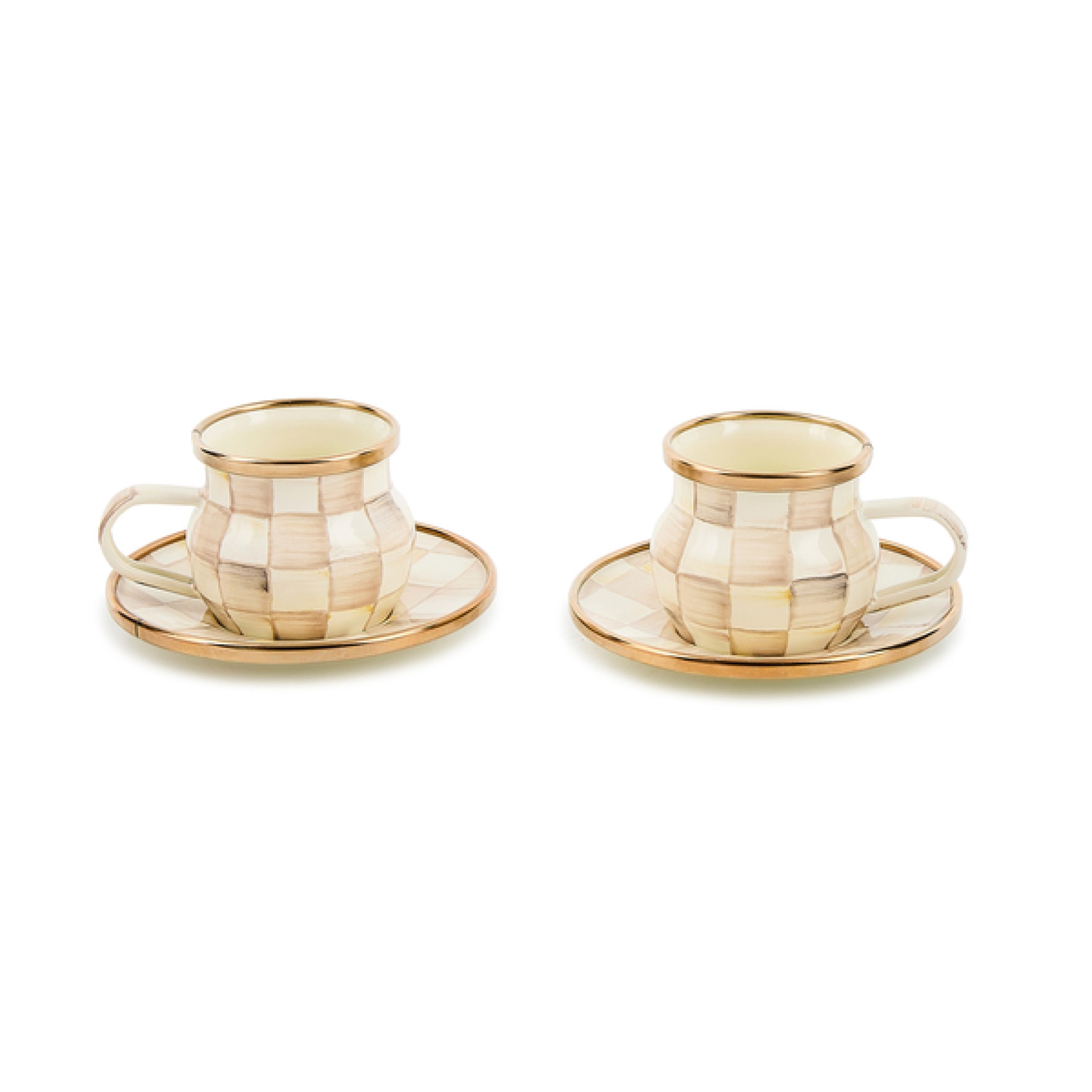 mocha check espresso cup & saucer set 49 mocha check espresso cup & saucer set 49